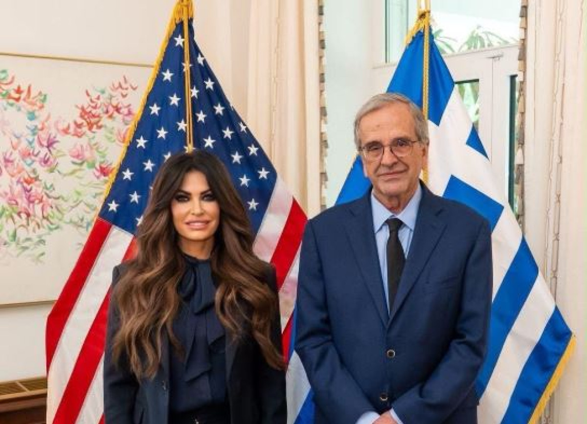 Συνάντηση Σαμαρά με την πρέσβειρα των ΗΠΑ Κίμπερλι Γκίλφοϊλ