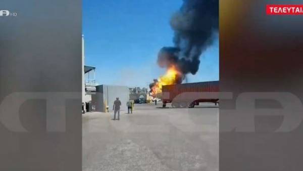Ασπρόπυργος: Υπό μερικό έλεγχο η πυρκαγιά στο βυτιοφόρο