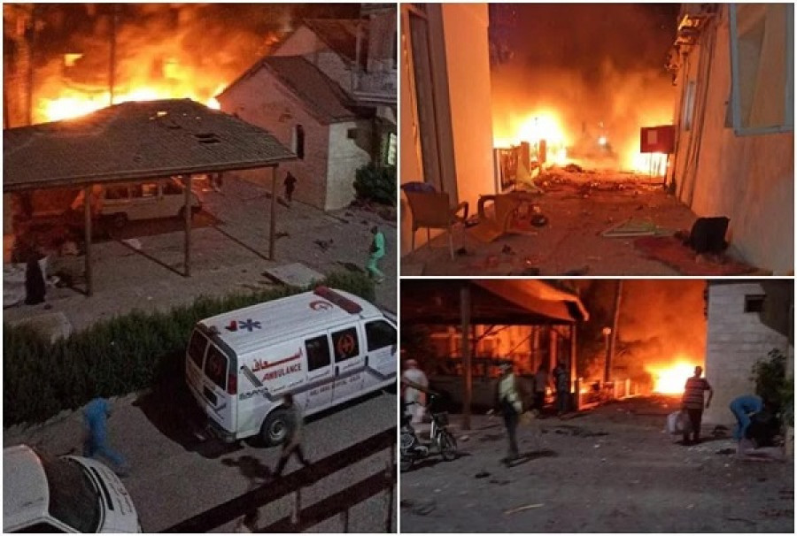 ΣΥΡΙΖΑ-ΚΚΕ καταδικάζουν το βομβαρδισμό του νοσοκομείου στη Γάζα