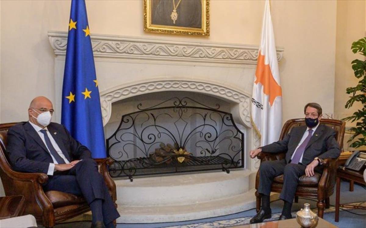Αναστασιάδης - Δένδιας: Δεν θα ανεχθούμε την επιβολή τετελεσμένων