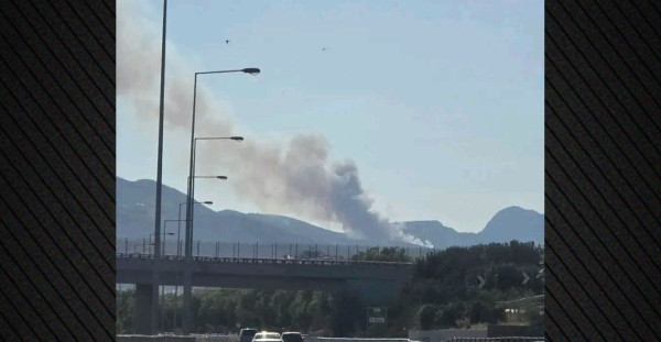 Πυρκαγιά στα Μέγαρα - Ισχυρή δύναμη της πυροσβεστικής στο σημείο