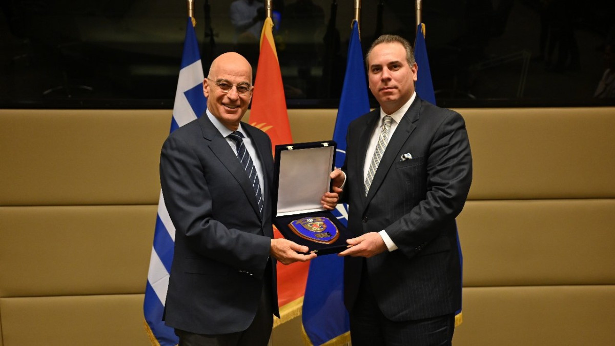 Τον ΥΠΕΞ του Μαυροβουνίου υποδέχτηκε ο Νίκος Δένδιας