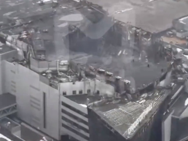 Συγκλονιστικό βίντεο από ελικόπτερο δείχνει την καταστροφή στη Μόσχα