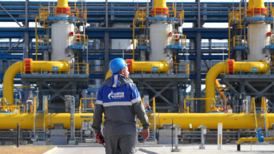 Gazprom: Ελαφρά αυξημένες ροές φυσικού αερίου στην Ευρώπη μέσω Ουκρανίας