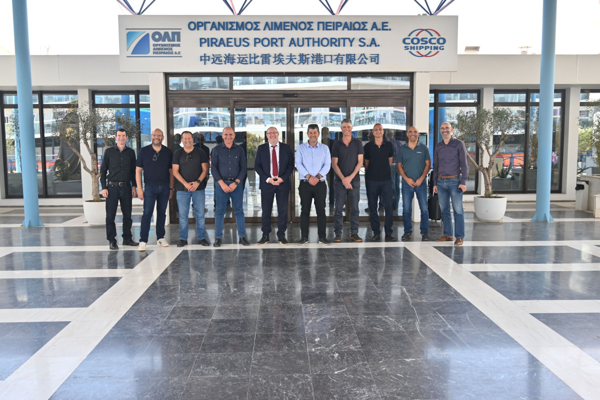 ΟΛΠ Α.Ε.: Επίσκεψη αντιπροσωπείας κορυφαίων οργανισμών λιμένων και ναυπήγησης από το Ισραήλ