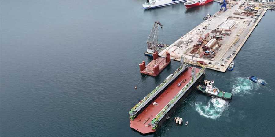 ΟΛΠ: Σε πλήρη λειτουργία επανέρχεται η Πλωτή Δεξαμενή «Πειραιάς ΙΙ»