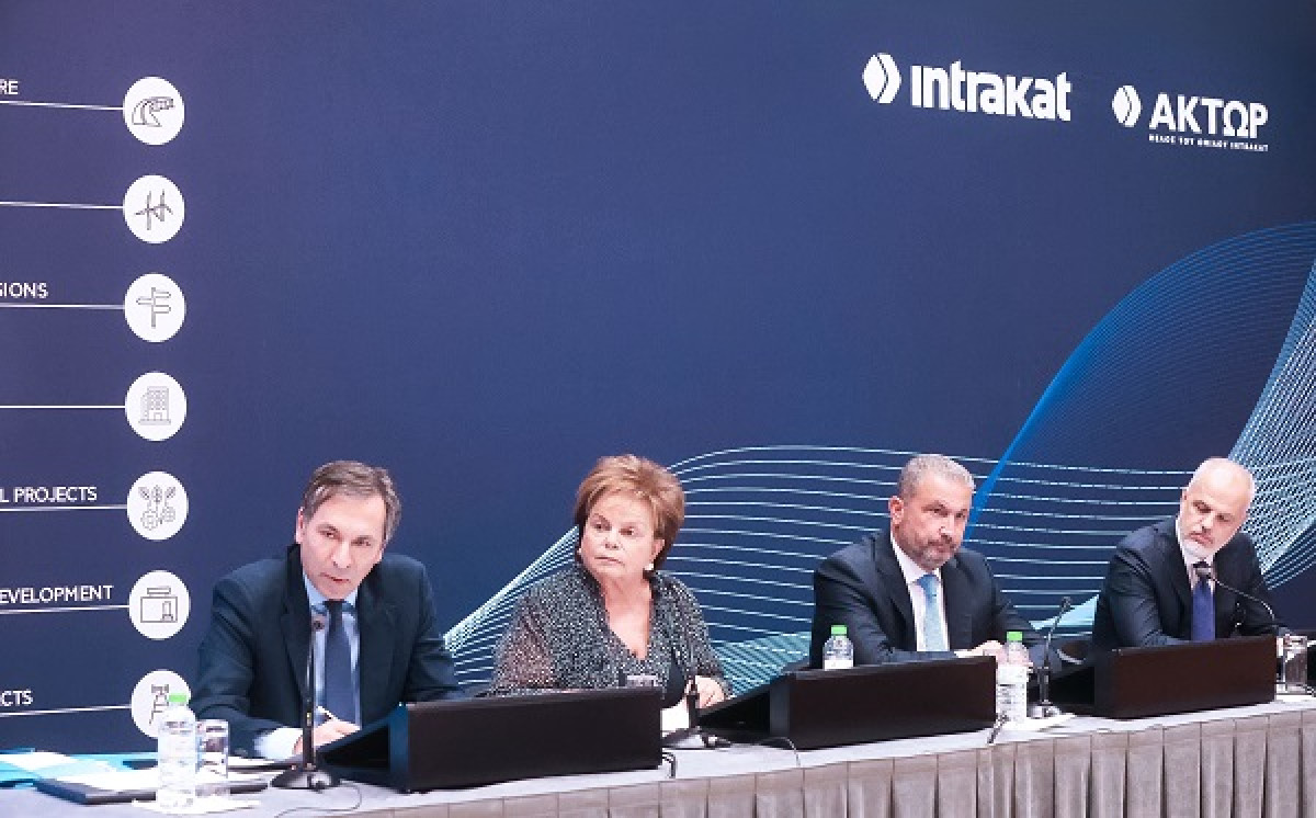 Intrakat: Τζίρος €2,5 δισ. το 2026-Ανεκτέλεστο €5-7 δισ. στην πενταετία