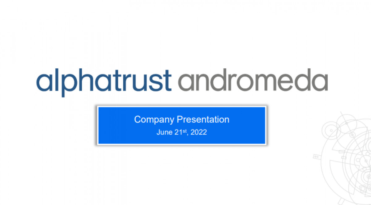ALPHA TRUST ΑΝΔΡΟΜΕΔΑ: Παρουσίαση στην Ένωση Θεσμικών