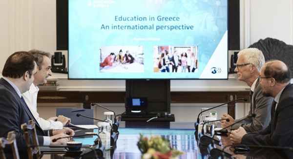Συνάντηση Μητσοτάκη με τον επικεφαλής του προγράμματος PISA-Τι ειπώθηκε