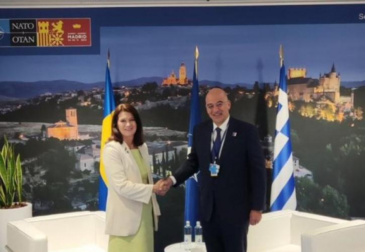 Συνάντηση Δένδια με τη Σουηδή ΥΠΕΞ-Στήριξη στην ένταξη στο ΝΑΤΟ