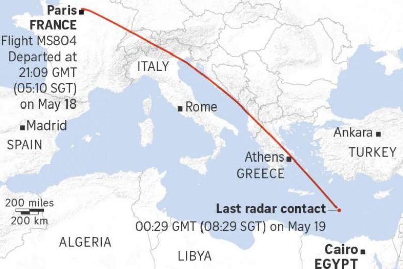 EgyptAirlines: Εντοπίστηκε σήμα από το μαύρο κουτί του αεροσκάφους;