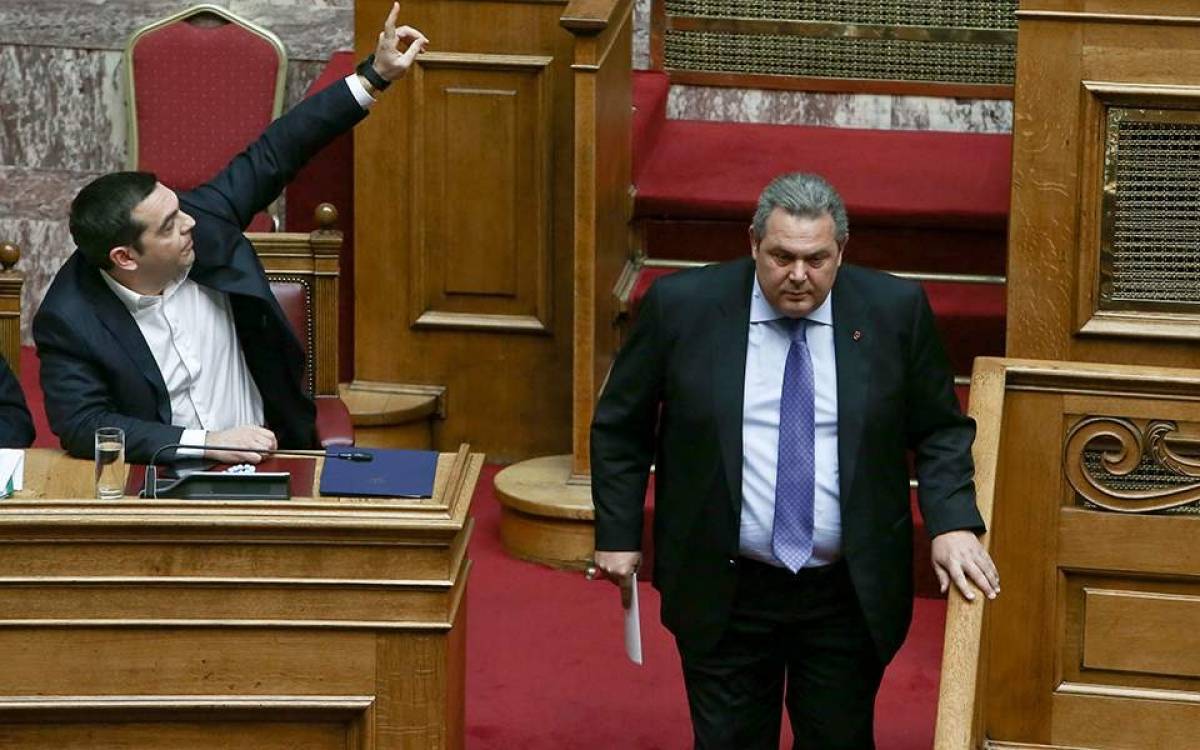 Τσίπρας σε Καμμένο:Απέτρεψα το σχέδιο ανατροπής σου για την κυβέρνηση