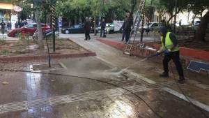 Δράσεις καθαριότητας, φωτισμού και επισκευών στα Εξάρχεια