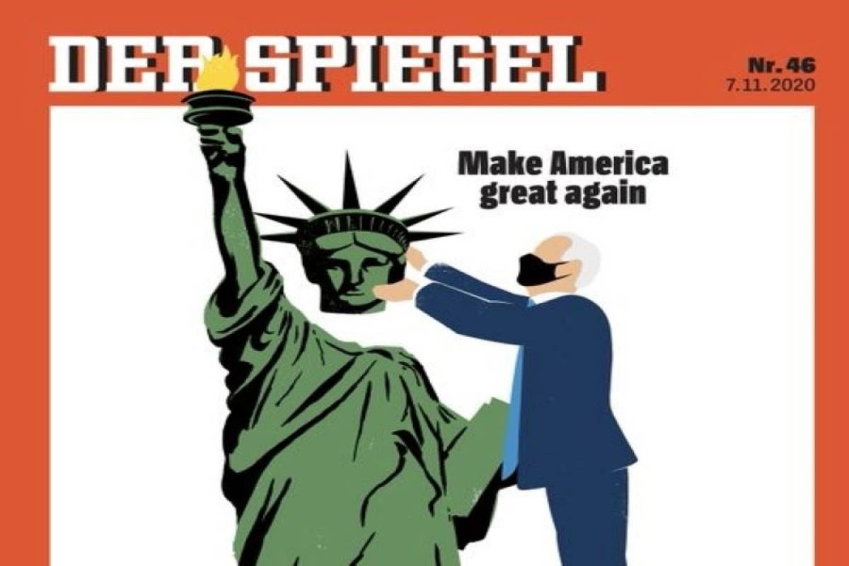 Spiegel: Ο Μπάιντεν επανατοποθετεί το κεφάλι στο Άγαλμα της «Ελευθερίας»