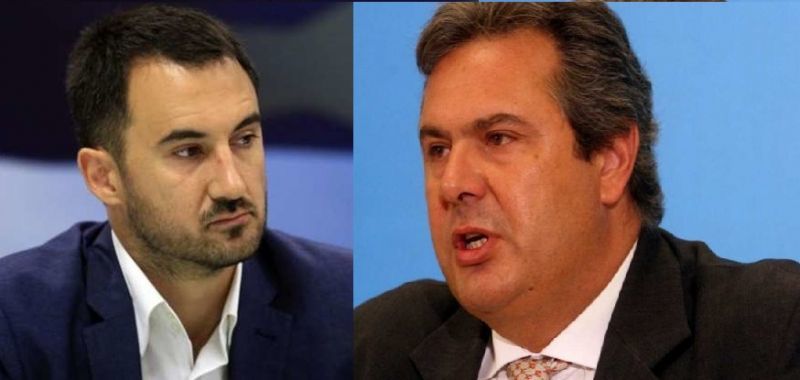 Συνάντηση Καμμένου-Χαρίτση με φόντο πτέρυγα εκπαίδευσης στην Καλαμάτα