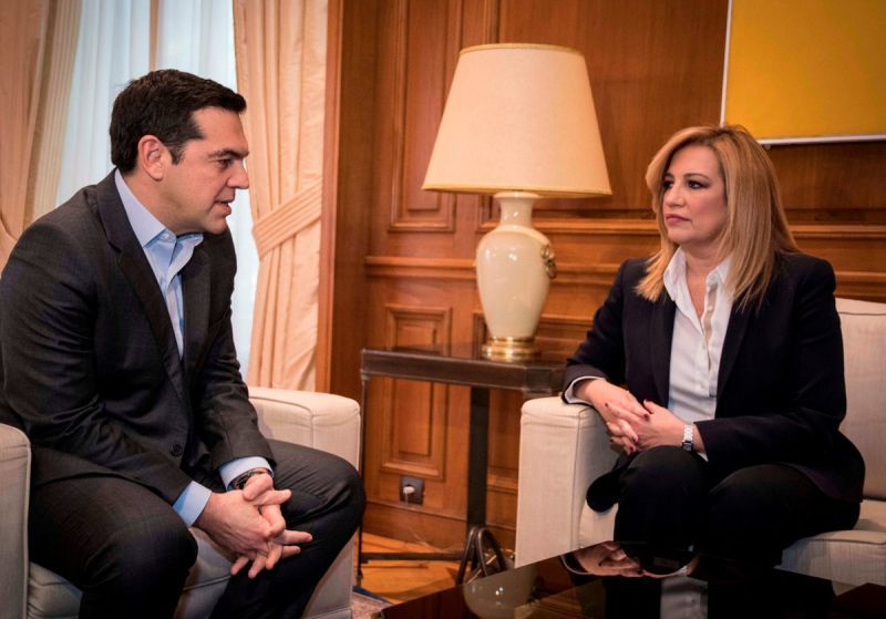 Τι συζήτησαν Τσίπρας-Γεννηματά για το Κυπριακό