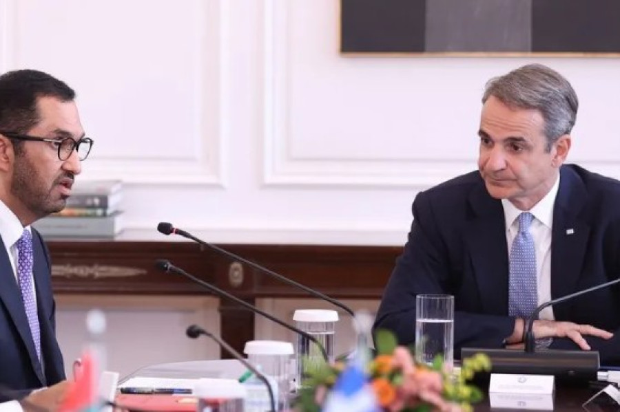Μητσοτάκης-υπουργός των ΗΑΕ: Σημαντική η στρατηγική συνεργασία των δύο χωρών