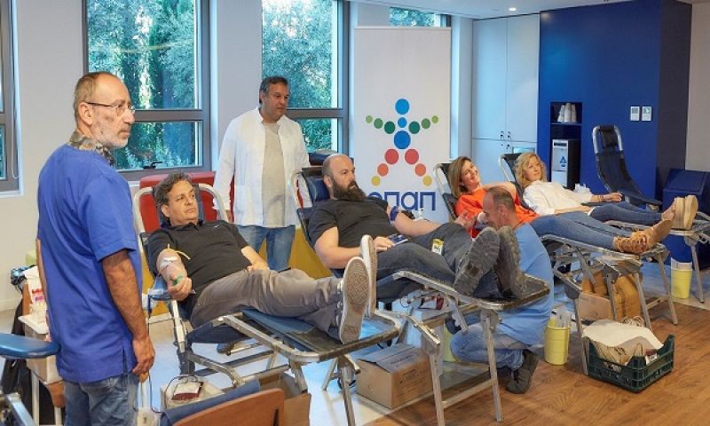 Εθελοντική αιμοδοσία ΟΠΑΠ: Πράξη αγάπης από εργαζόμενους και πράκτορες