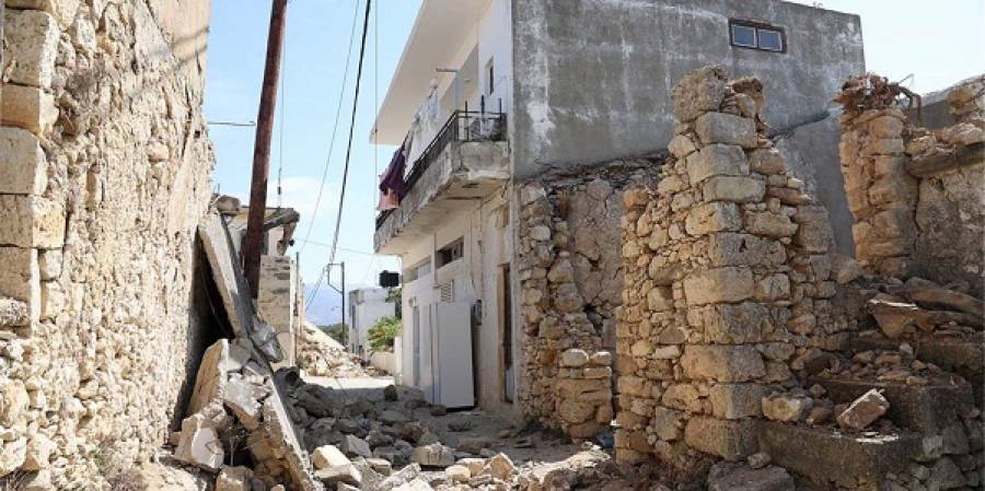 Σεισμός-Κρήτη:Πάνω από 6.000 έλεγχοι-Ξεπέρασαν τα 3.000 τα μη κατοικήσιμα σπίτια
