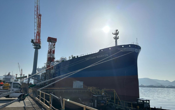 Dorian LPG-Χατζηπατέρας: Παρέλαβε το διπλού καυσίμου VLGC «Captain Markos»