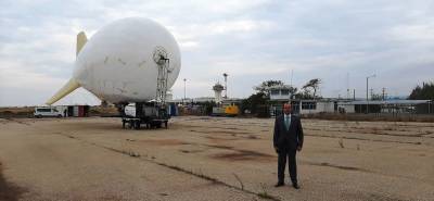 Το Κέντρο Διαχείρισης του Δέσμιου Αερόστατου επισκέφτηκε ο διοικητής ΥΠΑ