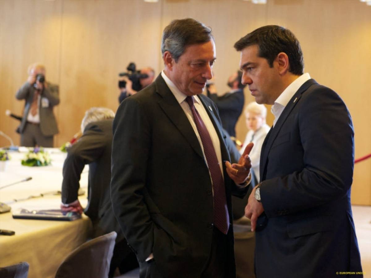 Τσίπρας- Ντράγκι βλέπουν αποσύνδεση του ελληνικού ομολόγου από το ιταλικό