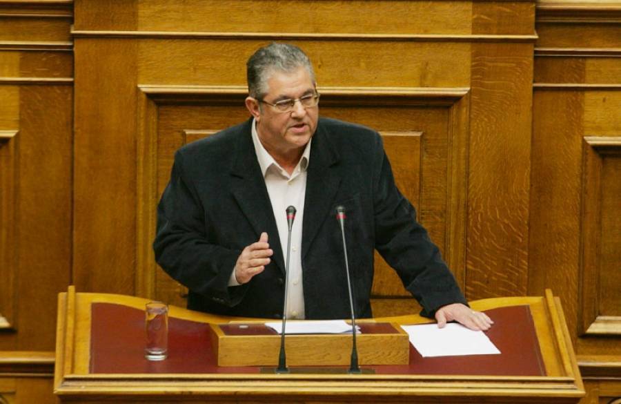 Κουτσούμπας: Η κυβέρνηση συνεχίζει τον νόμο Κατρούγκαλου
