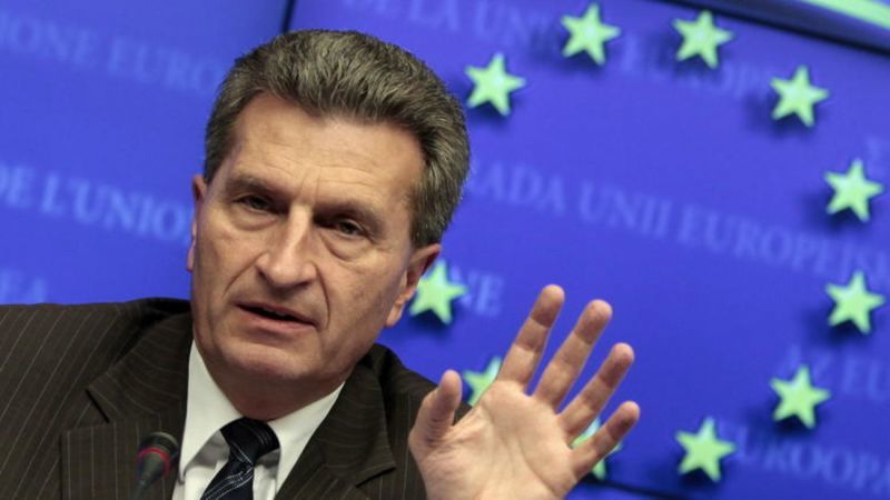 Έτινγκερ:Να δώσουμε ακόμη 2 δισ.ευρώ στην Τουρκία για το προσφυγικό