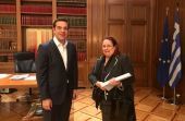 Την έκθεση της γενικής επιθεωρήτριας δημόσιας διοίκησης παρέλαβε o Τσίπρας