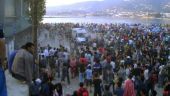 Νύχτα πρωτοφανών συγκρούσεων στη Μυτιλήνη