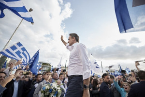 Μητσοτάκης: Ισχυρή φωνή στις Βρυξέλλες εγγυάται μόνο η ΝΔ