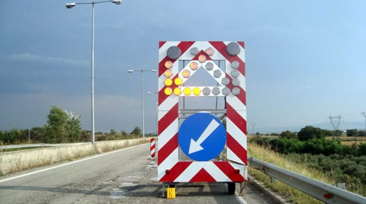 Εργασίες σε Εθνική 67 Θεσσαλονίκης-Αεροδρομίου και Εθνική 2 Θεσσαλονίκης