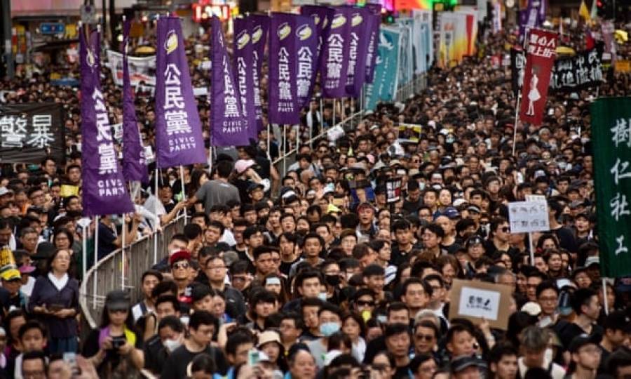 ΗΠΑ: Απολύτως απαράδεκτη η βίαιη καταστολή διαδηλώσεων στο Χονγκ Κονγκ