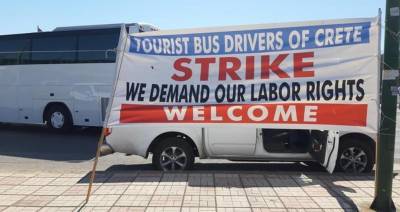 Ιδιοκτήτες τουριστικών λεωφορείων Κρήτης: Προειδοποιούν με νέες κινητοποιήσεις