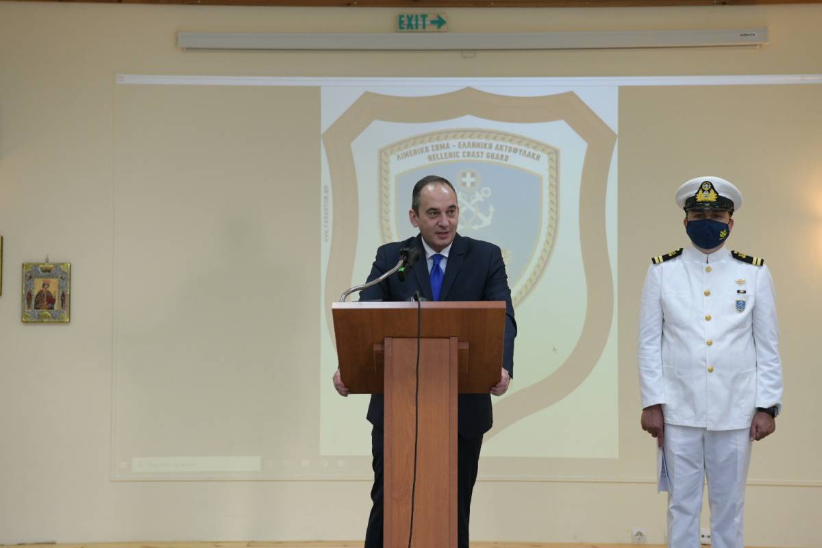 Πλακιωτάκης: Εγκαινίασε το Λιμενικό Τμήμα Ελούντας