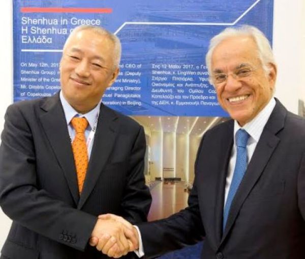 Συμφωνία Κοπελούζου-Shenhua για επενδύσεις 3 δισ. ευρώ