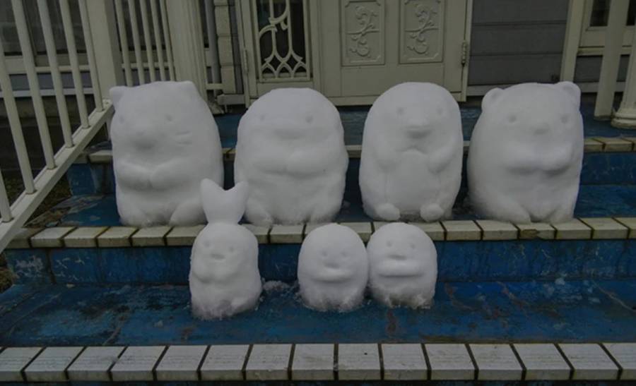 Ιάπωνας καλλιτέχνης δημιουργεί ευφάνταστα γλυπτά από…χιόνι και γίνονται viral