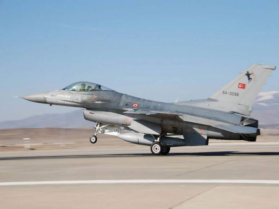 Τουρκικά F-16 πάνω από τους Ανθρωποφάγους