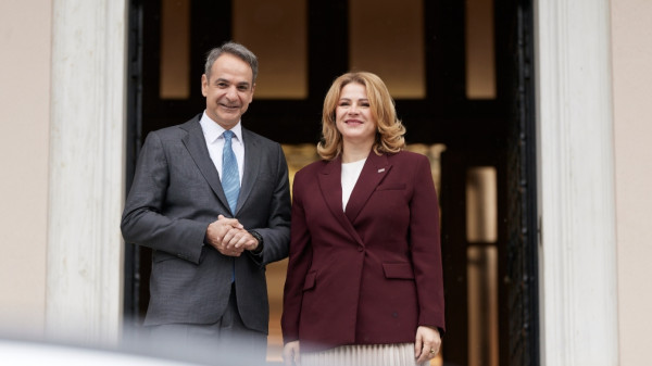 Συνάντηση Μητσοτάκη με τη Λετονή ομόλογό του – Στο επίκεντρο οι κοινές ευρωπαϊκές προκλήσεις