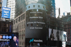 Ο Nasdaq χαιρετίζει τα Ποσειδώνια 2024 (photo)
