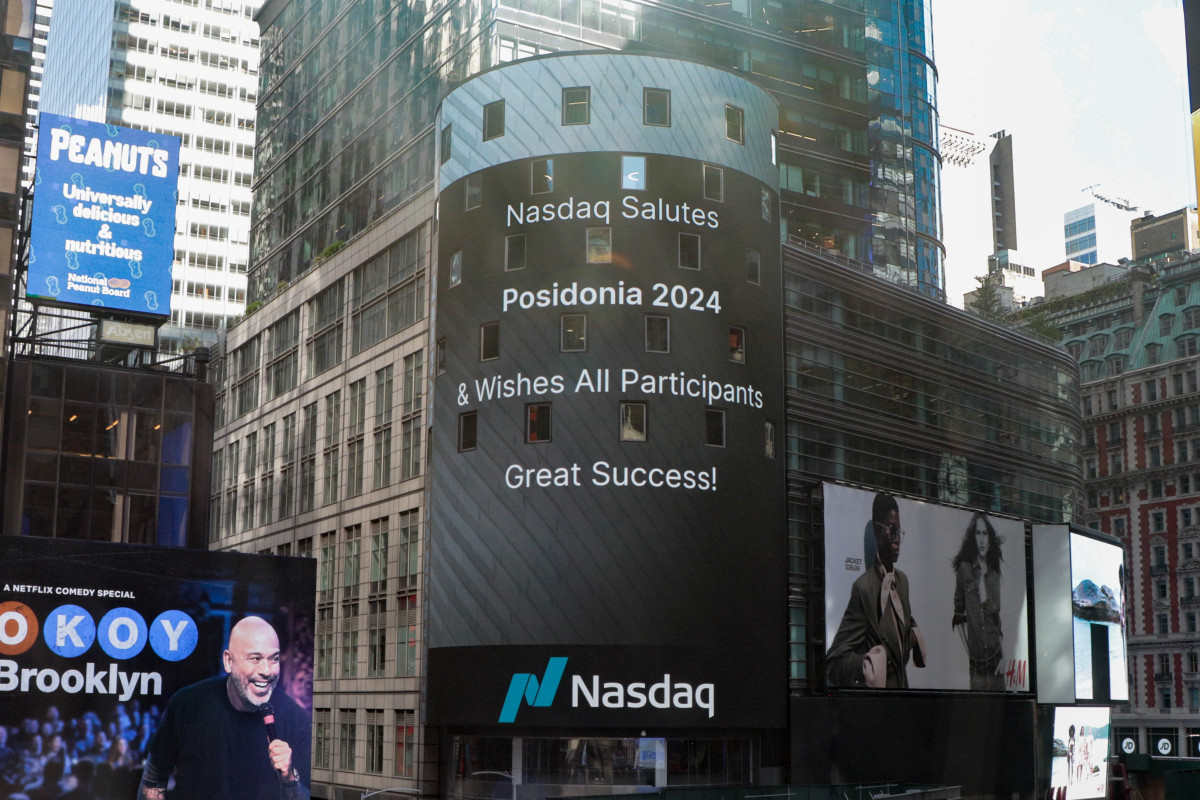 Ο Nasdaq χαιρετίζει τα Ποσειδώνια 2024 (photo)