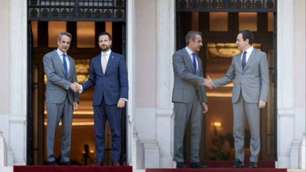 Μητσοτάκης: Συναντήθηκε με Κούρτι και τους Προέδρους Μαυροβουνίου και Μολδαβίας