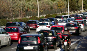 Καραμπόλα οχημάτων με δύο τραυματίες στην Κατεχάκη- Αποκαταστάθηκε η κυκλοφορία