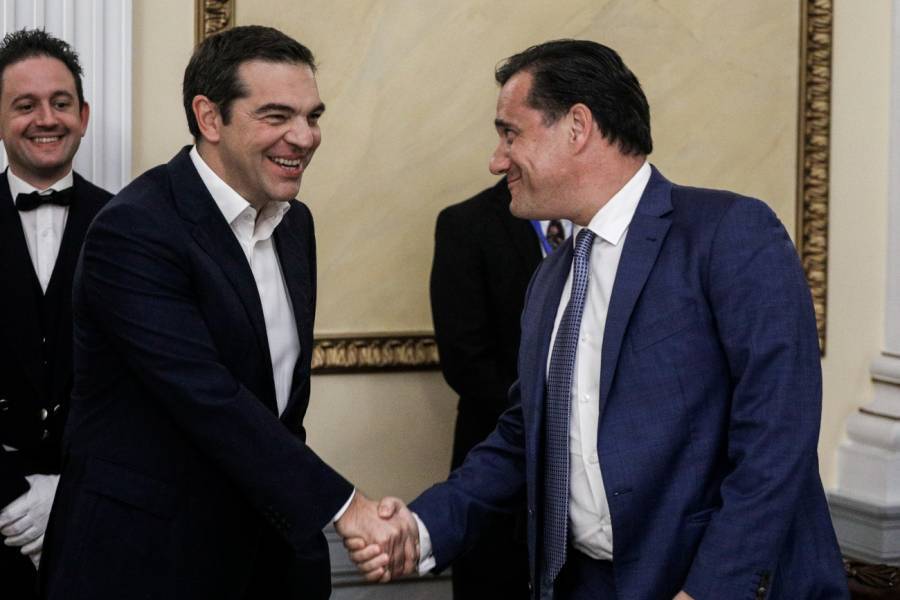Επεράσαν' όμορφα στο Προεδρικό - Ο Αδωνις, ο Τσίπρας και ο «αγαπημένος του υπουργός»