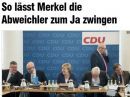 Άνγκελα Μέρκελ: Έτσι «εκβιάζει» τους βουλευτές της η Γερμανίδα
