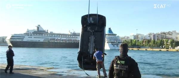 Αυτοκίνητο έπεσε στο λιμάνι του Πειραιά -Νεκρός ο οδηγός