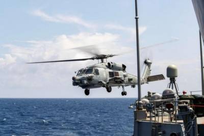 Ελικόπτερο του ΝΑΤΟ έπεσε δυτικά της Κεφαλλονιάς