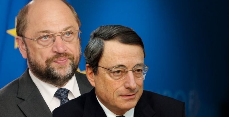 Ο εκνευρισμένος Σουλτς, ο ανυπόμονος Ντράγκι &amp; ο πιεστικός Ντομπρόβσκις
