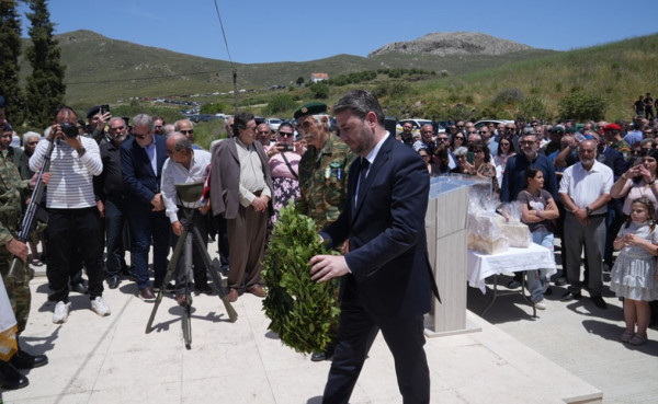 Ανδρουλάκης σε αποκαλυπτήρια προτομής Μπικάκη: Ένας Κρητικός με τις πράξεις του έδειξε την ψυχή του Ελληνισμού