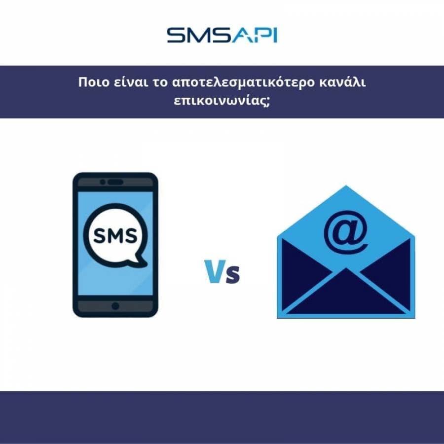 SMS VS E-MAIL: Ποιο κανάλι επικοινωνίας ταιριάζει στην επιχείρησή σας;